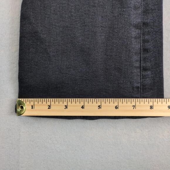 Pilcro Jeans The Demilune Boot Womens 28 Black Stretch Denim Anthropologie 28x29 - Picture 8 of 10